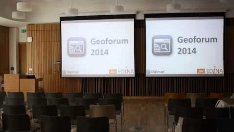 Thumbnail for Geoforum 2014 Timelapse