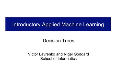Thumbnail for Decision Trees - An Introduction