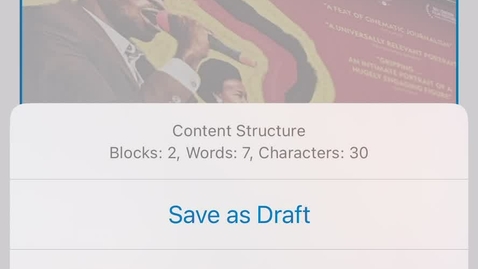 Thumbnail for MSc in Digital Education: Using WordPress on your mobile device