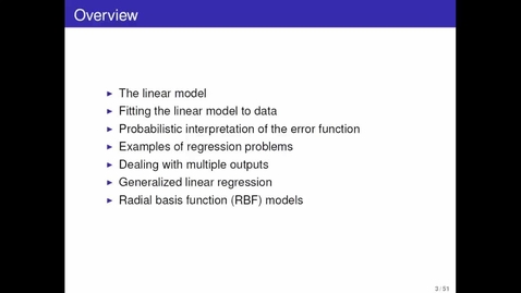 Thumbnail for entry The Linear Model