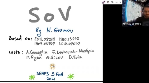 Thumbnail for South East Mathematical Physics Seminars:  Nikolay Gromov (King's College London)