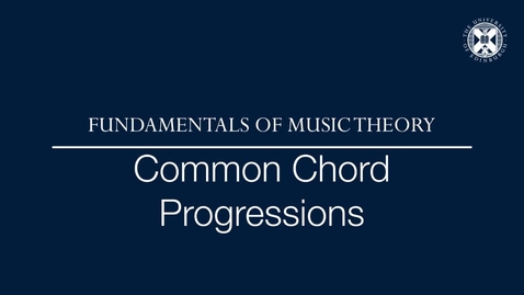 Thumbnail for entry Common Chord Progressions