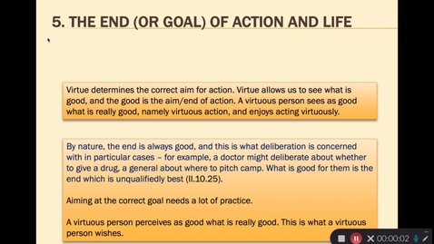 Thumbnail for Aristotle Lecture 5.2
