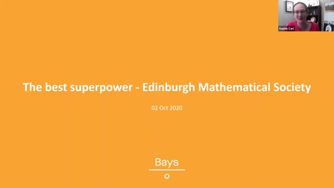 Thumbnail for What is the best super power? - Sophie Carr
