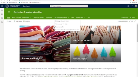 Thumbnail for Curriculum Transformation Update - July 2021