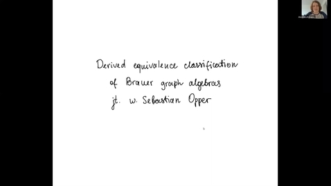 Thumbnail for LAGOON: Leicester Algebra and Geometry Open ONline: Alexandra Zvonareva (Stuttgart, German)