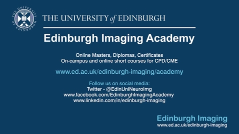 Thumbnail for entry Victoria &amp; Bernadette, Neuroimaging for Research / Imaging MSc online students