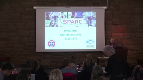 Thumbnail for SPARC 2017 - Part 2 (Oral presentations: Ruth Jepson, Cindy Gray, Marc Harris)