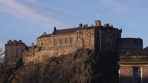 Thumbnail for Majestic Edinburgh Castle at sunset