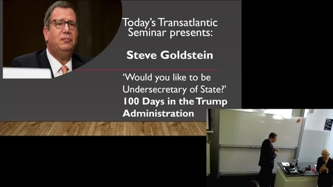 Thumbnail for entry 18 Jan 2019 — Steve Goldstein (US State Department [former])