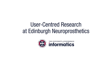 Thumbnail for User-Centred Prosthetics Research