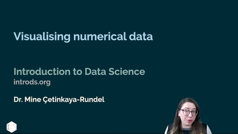 Thumbnail for entry IDS - Week 02 - 04 - Visualising numerical data