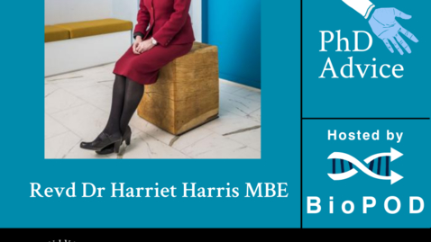 Thumbnail for PhD Advice from Dr Harriet Harris, the University Chaplain