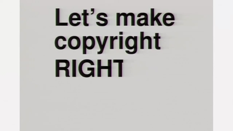 Thumbnail for Fixing copyright for teachers and students - Lisette Kalshoven and Alek Tarkowski OER17