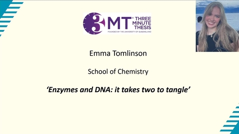 Thumbnail for 3MT Final 2024 - Emma Tomlinson