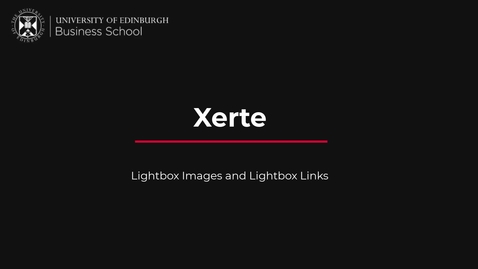 Thumbnail for entry Lightbox Images and Lightbox Links in Xerte