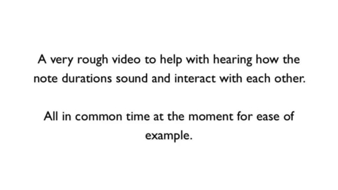 Thumbnail for Rhythmic Durations Audio Example