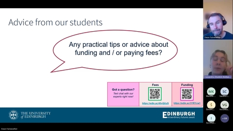 Thumbnail for Practical advice about Masters funding (Home student)