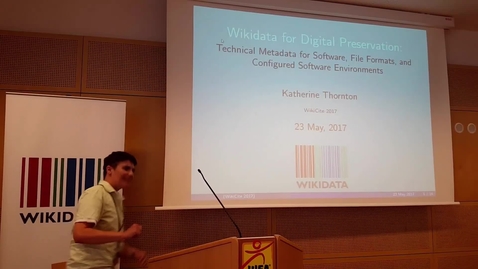 Thumbnail for Wikidata for Digital Preservation - Katherine Thornton (Digital Conservator at Yale University Library)