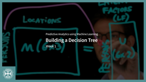 Thumbnail for entry Building a Decision Tree