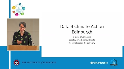 Thumbnail for Data 4 Climate Action Edinburgh, (Lightning talk) - Pauline Ward