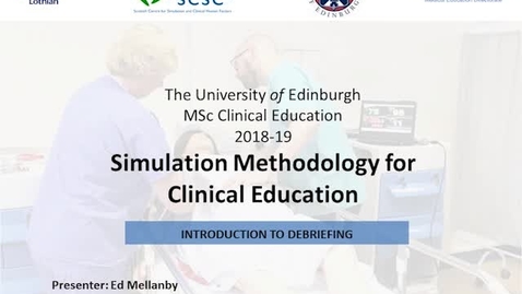 Thumbnail for Introduction to Debriefing Exercise