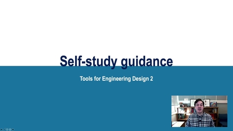 Thumbnail for TED2 Self Study overview 2021