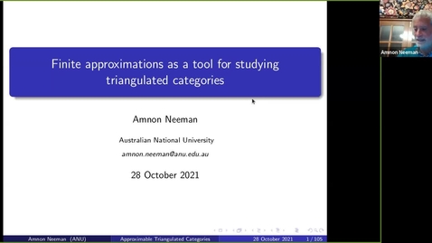 Thumbnail for LAGOON: Amnon Neeman (ANU, Australia)