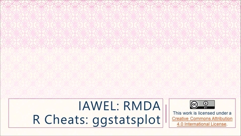 Thumbnail for IAWEL RMDA: R Cheats ggstatsplot