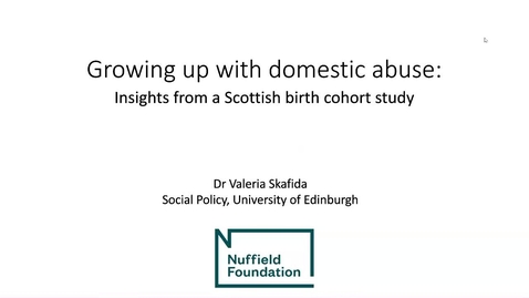 Thumbnail for Growing up with domestic abuse