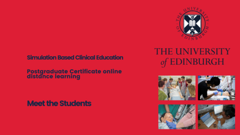Thumbnail for Simulation Based Clinical Education testimonial: James