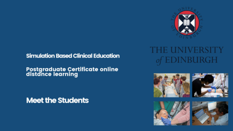 Thumbnail for Simulation Based Clinical Education testimonial: James