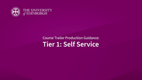 Thumbnail for Self Service Trailer Guidance