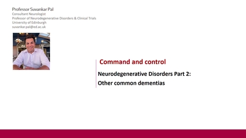 Thumbnail for Command &amp; control: Other common dementias