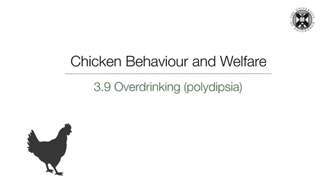 Thumbnail for Week 3:  3.9 Overdrinking (Polydipsia)