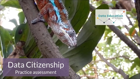 Thumbnail for entry Data Citizenship Level 4-5 Zoo activity Part 6c