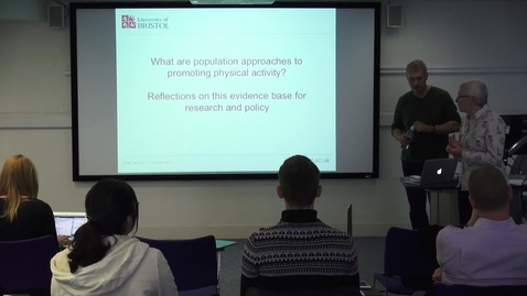 Thumbnail for Charlie Foster | PAHRC Seminar Series | &quot;What are population approaches to promoting physical activity?&quot;