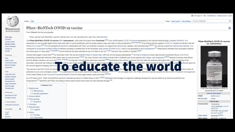 Thumbnail for Wikipedia at the University of Edinburgh