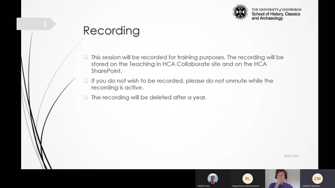 Thumbnail for HCA Learning Technology: Introduciton to Microsoft Teams for Teaching (2021-09-10)