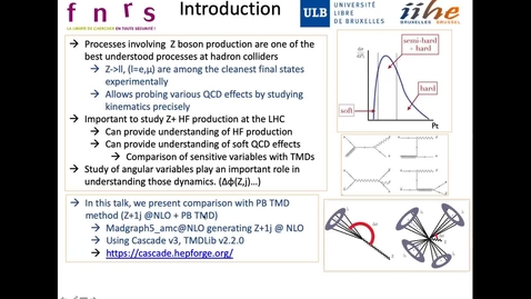Thumbnail for REF2020: Bugra Bilin: Z + jet results from CMS and comparison with TMDs
