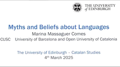 Thumbnail for Myths and Beliefs about Languages