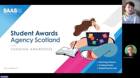 Thumbnail for Postgraduate study and applying for a loan through Student Awards Agency Scotland