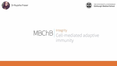 Thumbnail for entry B6. Cell-mediated adaptive immunity