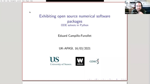 Thumbnail for UK-APASI in Mathematical Sciences: Eduard Campillo-Funollet (Sussex)
