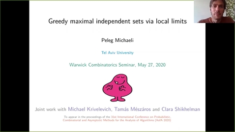Thumbnail for entry Warwick Combinatorics: Peleg Michaeli