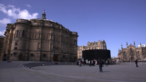 Thumbnail for McEwan Hall and Bristo Square, Edinburgh