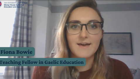 Thumbnail for Fiona Bowie Gaelic Week