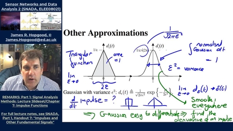 Thumbnail for Topic 38: Step and Impulse Functions, and their Relationship (SNADA, Chapter 7)