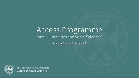 Thumbnail for AccSoc2 - LV13.1 Diversity in Question - Adaptation and Adversity