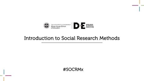 Thumbnail for entry Introduction to Social Research Methods Trailer